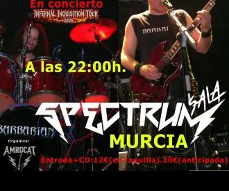Barbarian - Infernal Inquisition Tour