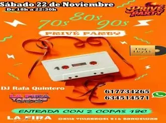 Privé party 70s 80s 90s