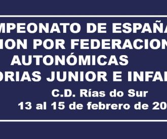 XIV Cto de España de Natación por Federaciones Autonómicas Categorías Junior e Infantil 26-400