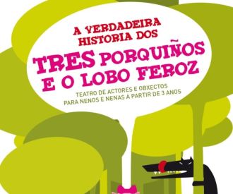 A verdadeira historia dos tres porquiños e o Lobo feroz