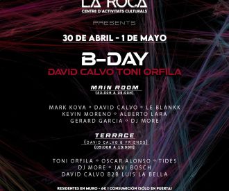 B-day David Calvo, Toni Orfila by la Roca Mallorca