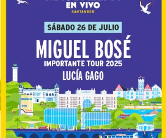 Miguel Bosé y Lucía Gago
