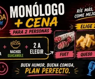 Monólogo + Cena en la Otra Movida