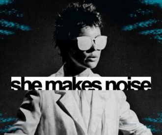 She makes noise
