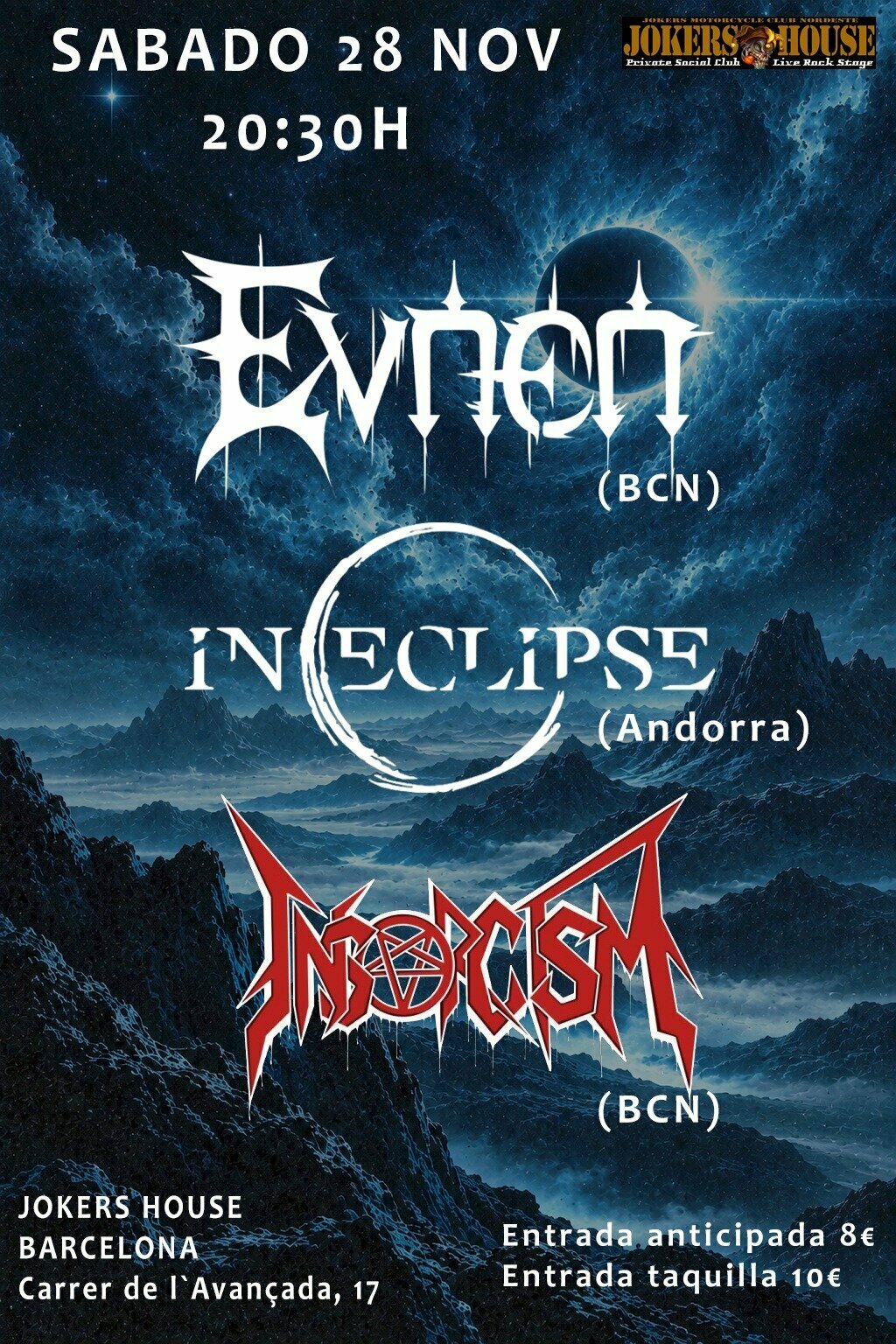 Evnen + in Eclipse + Insorcism