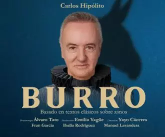 Burro con Carlos Hipólito