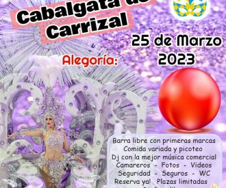 Carroza Cabalgata Carnaval Carrizal 2023