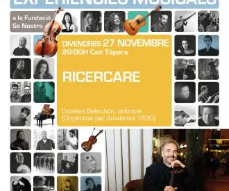 Ricercare - Esteban Belinchón, Violoncel